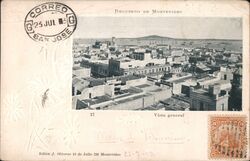 Vista general Montevideo, Uruguay Postcard Postcard Postcard