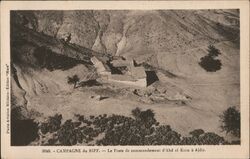 Photo Aviation Militaire - Edition "Mars" - 3040 - Campagne du Riff, - Le poste de commandement d'Abd el Krim a Ajdir. Morocco A Postcard