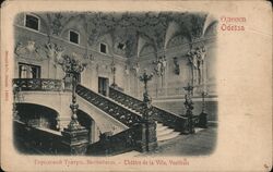 City Theater, Vestibule Odessa, Russia Postcard Postcard Postcard