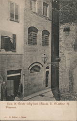 Casa di Dante Alighieri, Firenze Postcard