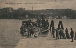 Ferry in Plougastel-Daoulas, France Postcard Postcard Postcard