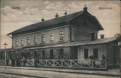 Railroad Station Postcard