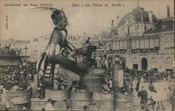 Carnaval de Nice XXXXI. Char “Les Pitiless du Diable” France Postcard Postcard Postcard