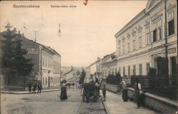 Bethlen-Gabor utcza Besztercebanya, Hungary Postcard Postcard Postcard