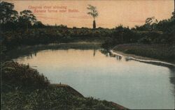 Chagres river showing Banana farms near Bohio Panama Postcard Postcard Postcard