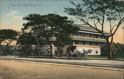 City Hall Manila, Philippines Southeast Asia Postcard Postcard Postcard