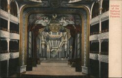 Interior of the National Theatre Postcard