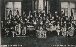 Besses o' th' Barn Band - English Brass Music Band Whitefield, United Kingdom Greater Manchester Postcard Postcard Postcard