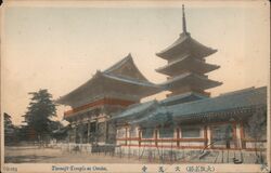 Tennoji Temple, Osaka, Japan Postcard