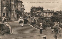 Royal Pier Hotel Sandown, UK Postcard Postcard Postcard