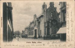 Public Baths Postcard