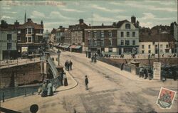 Bridge & Fore Street Bridgwater Postcard