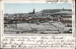 Winterlandschaft von Annaberg i. Erzgeb. Germany Postcard Postcard Postcard