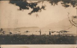 Couple at Killarney Lakes, County Kerry, Ireland Postcard