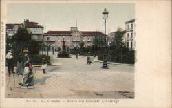 Plaza del General Azcarraga Postcard