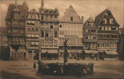 Frankfurt a. M. Alte Hauser am Romerberg Germany Postcard Postcard Postcard