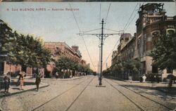 Avenida Belgrano Postcard