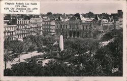 La Place Foch vers l'Hotel-de-Ville Oran, Algeria Postcard Postcard Postcard