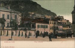 Gibraltar National Library Spain Postcard Postcard Postcard