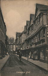 Stonegaie, York Postcard