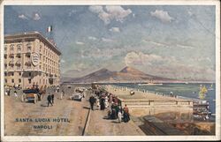 Santa Lucia Hotel, Napoli Postcard