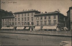 Grand Hotel Pisa, Italy Postcard Postcard Postcard