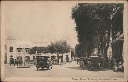 Aloon Aloon town square Soerabaja /Surabaya, Indonesia Southeast Asia Postcard Postcard Postcard