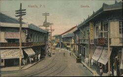 Escolta Manila, Philippines Southeast Asia Postcard Postcard Postcard