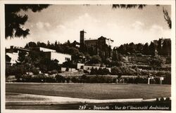 A view from the American University Beirut, Lebanon Middle East Postcard Postcard Postcard