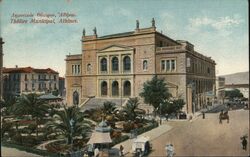 Municipal Theater Athens, Greece Greece, Turkey, Balkan States Postcard Postcard Postcard