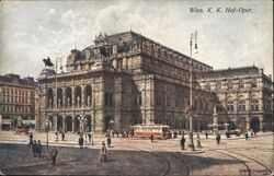 K. K. Hof-Oper Postcard