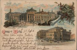 Burgtheater Dresden, Germany Postcard Postcard Postcard