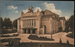 giessen theater Postcard