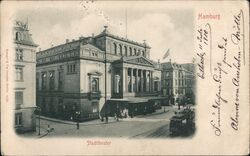 Stadttheater Hamburg, Germany Postcard Postcard Postcard