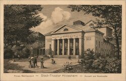 Stadt-Theater Hildesheim, Germany Postcard Postcard Postcard