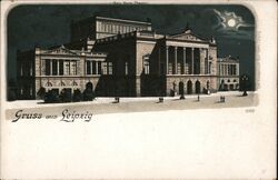 Gruss aus Leipzig - Das Neue Theater Germany Postcard Postcard Postcard