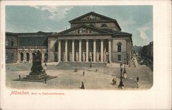 Hof u. Nationaltheater Postcard