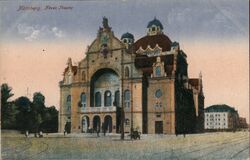 "Neues Theater" Nuremberg, Germany Postcard Postcard Postcard