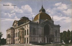 Theater Rostock, Germany Postcard Postcard Postcard