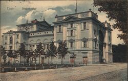 Stadttheater Tilsit, Germany Postcard Postcard Postcard