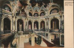 Wiesbaden Konigl Theatre Postcard