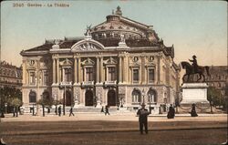 2646 Geneve - Le Theatre Postcard