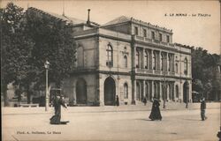 4. Le Mans - Le Theatre France Postcard Postcard Postcard