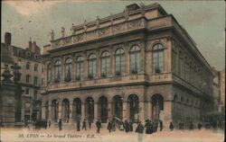 lyon le grand theater france Postcard Postcard Postcard