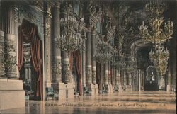 Theatre National de l'Opera - Le Grand Foyer Paris, France Postcard Postcard Postcard