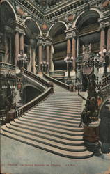 Le Grand Escalier, Opera House Paris, France Postcard Postcard Postcard