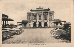 Haiphong, Theater in Lanoi, Vietnam Southeast Asia Postcard Postcard Postcard