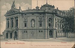 Gruss aus Laibach - Theater Postcard