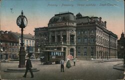 "Pozsony" and "Pressburg" Bratislava, Slovakia Eastern Europe Postcard Postcard Postcard