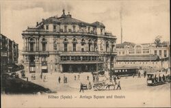 Arriaga Square and theatre Postcard